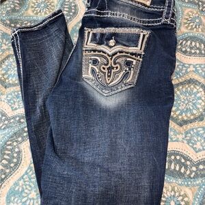 Rock Revival Dark Blue Skinny Jeans